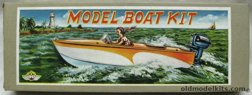 ITO Model Boat Kit Dual Cockpit Runabout plastic model kit